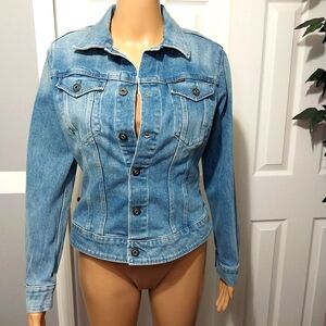G-Star Raw Distressed Jean Jacket, NWT,‎  Size M